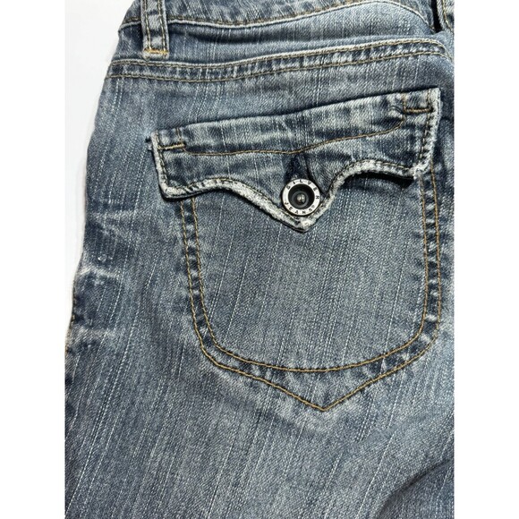 Silver Jeans Co. Women’s Bootcut Jeans 26L Cindy Aiko Y2K Hipster Distressed Hem - Picture 11 of 15